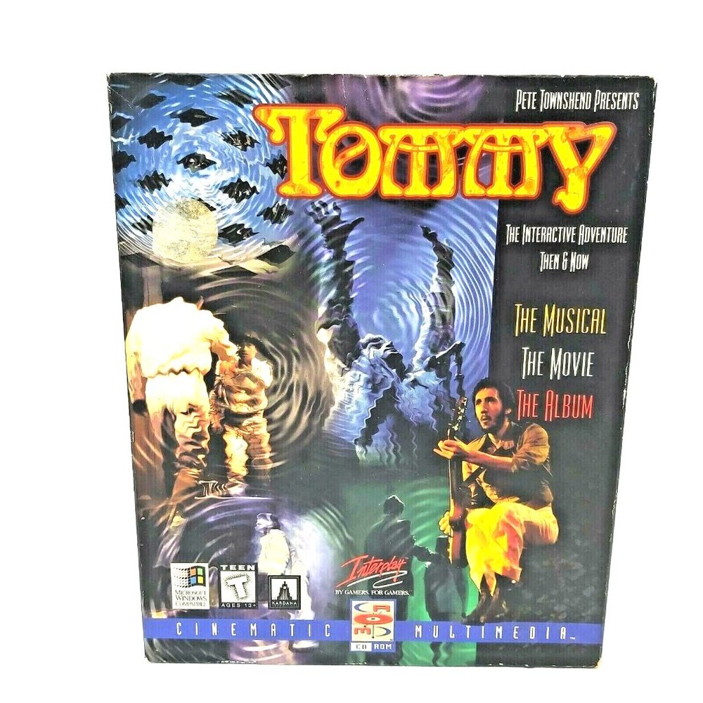 Tommy-The Who Interactive Adventure Interplay Windows CD-ROM 1996 Pete Townshend